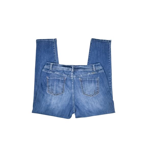 INC Curvy Fit Plus Size Dark Wash Skinny Jeans - 16 - Picture 2 of 8